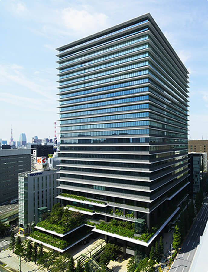 東京本社の画像が表示されています。